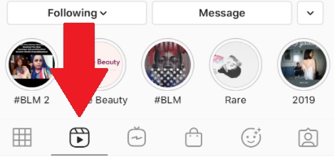 onde encontrar o instagram reels no feed?